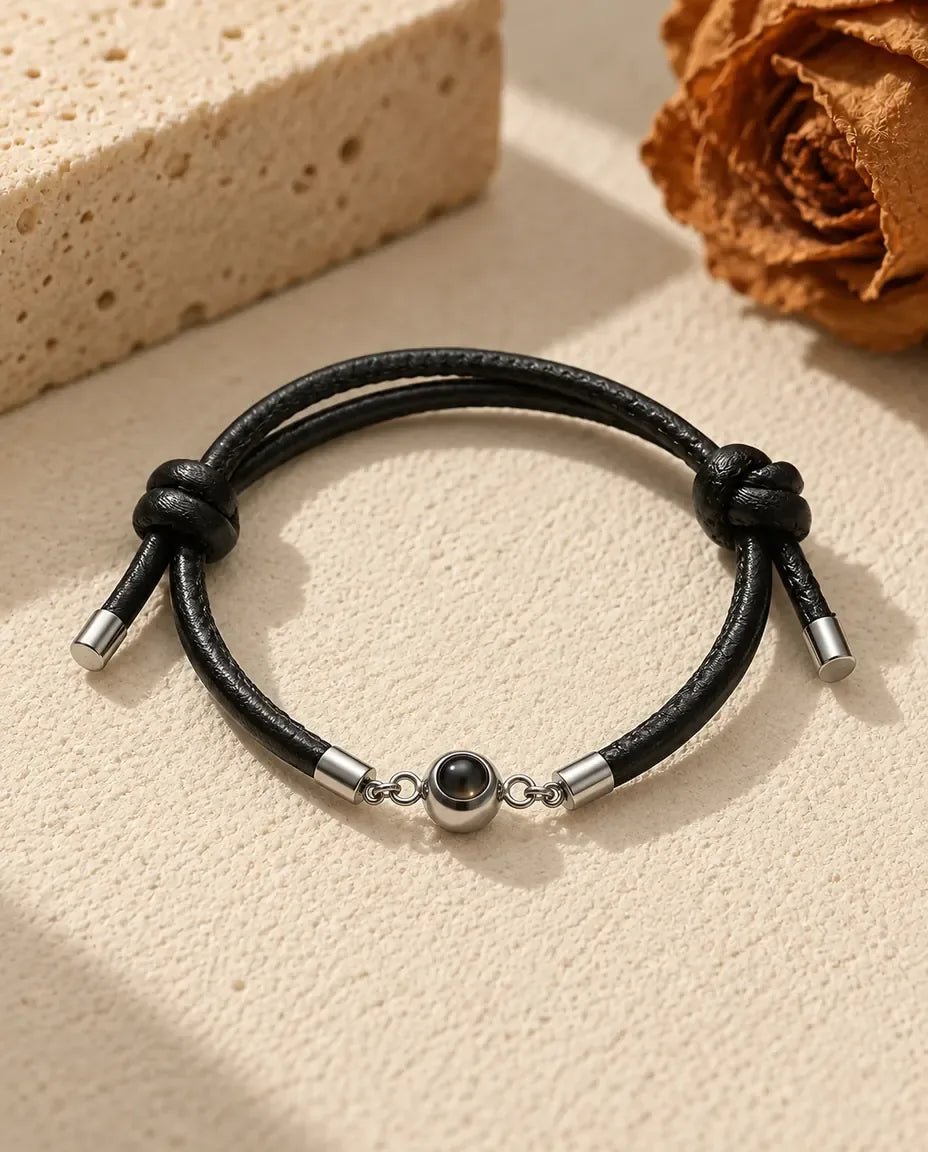 Armband mit Bild - flach liegend