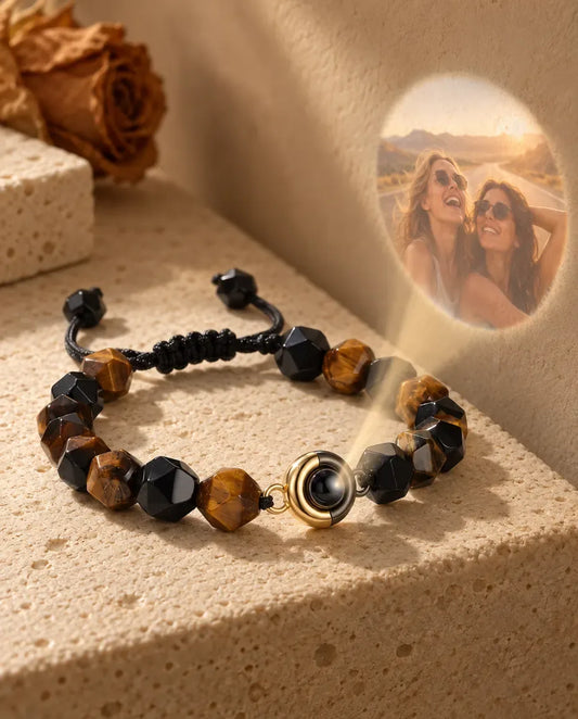 Armband mit Bild - projiziert das verborgene Foto an die Wand