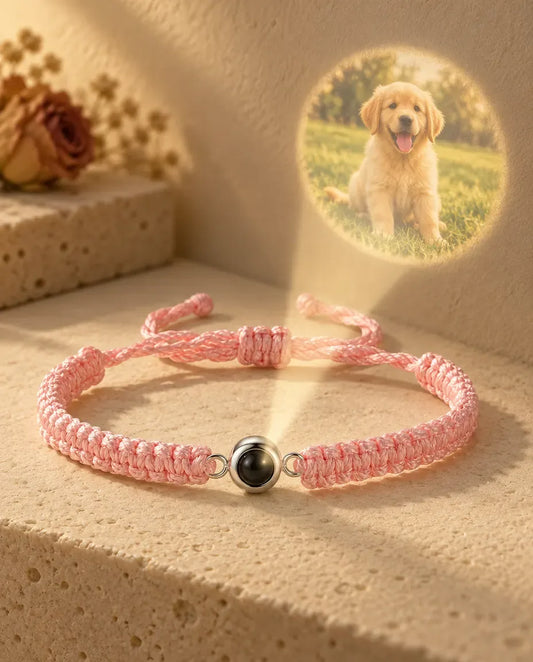 Armband mit Bild - projiziert das verborgene Foto an die Wand