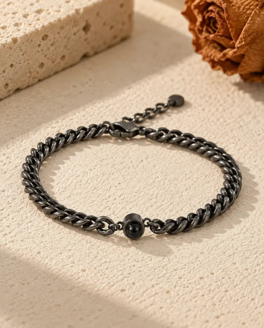 Armband mit Bild - flach liegend