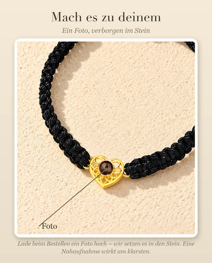 Anleitung zur Personalisierung: So kommt dein Foto in den Stein des Herz-Charms
