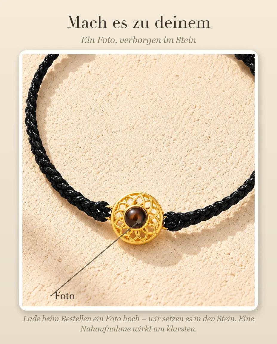 Anleitung zur Personalisierung: So kommt dein Foto in den Stein des runden Charms
