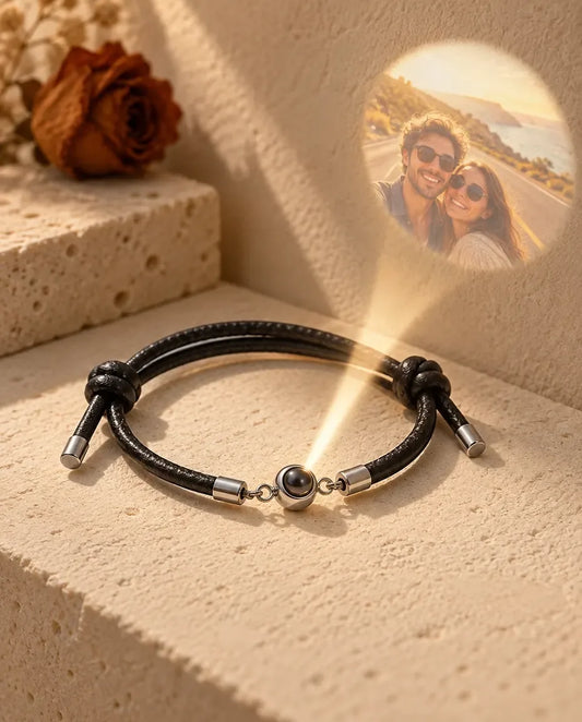 Armband mit Bild - projiziert das verborgene Foto an die Wand