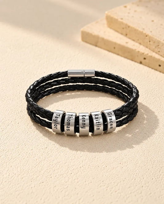 Armband mit Gravur für Herren - Vorderansicht