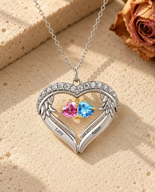 Kette mit Gravur für Mama - Vorderansicht in Silber